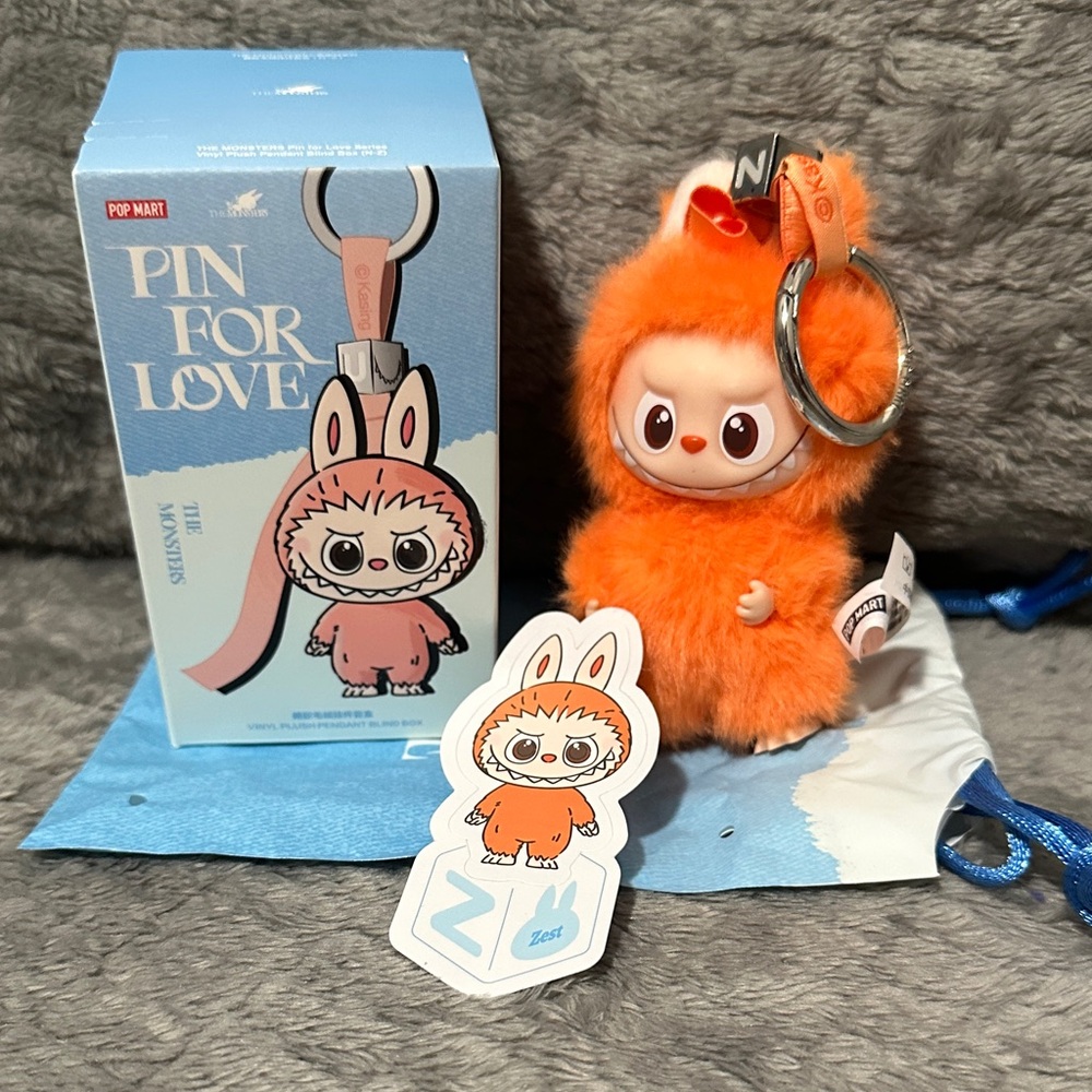 Pin For Love Plush Pendant Z